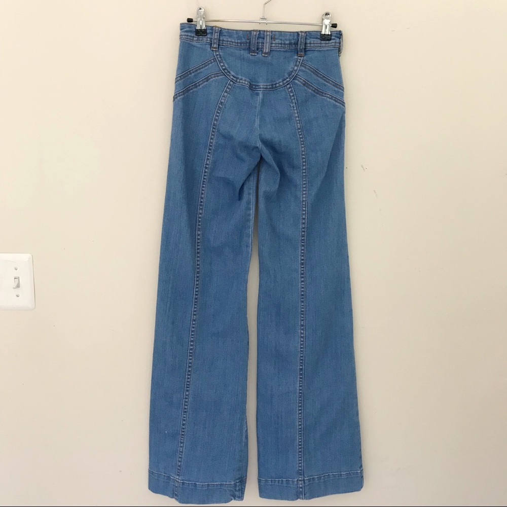 Free People Vintage Looking Flare Jeans - Picture 3 of 5